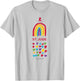 St. Jude Children's Research Hospital Rainbow & Hearts T-Shirt - T-Shirt | Ash