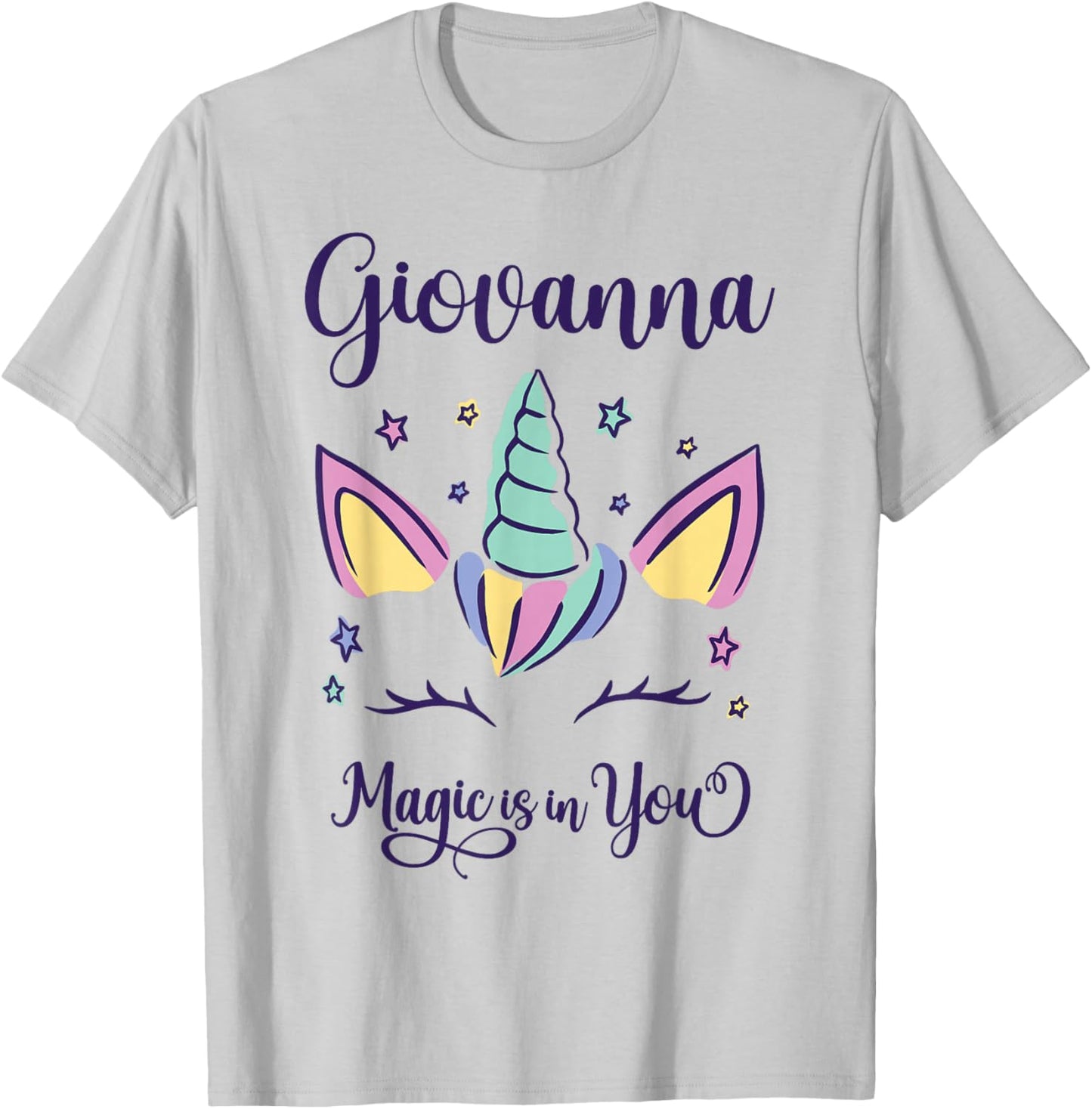 First Name Giovanna Personalized Giovanna T-Shirt - T-Shirt | Ash