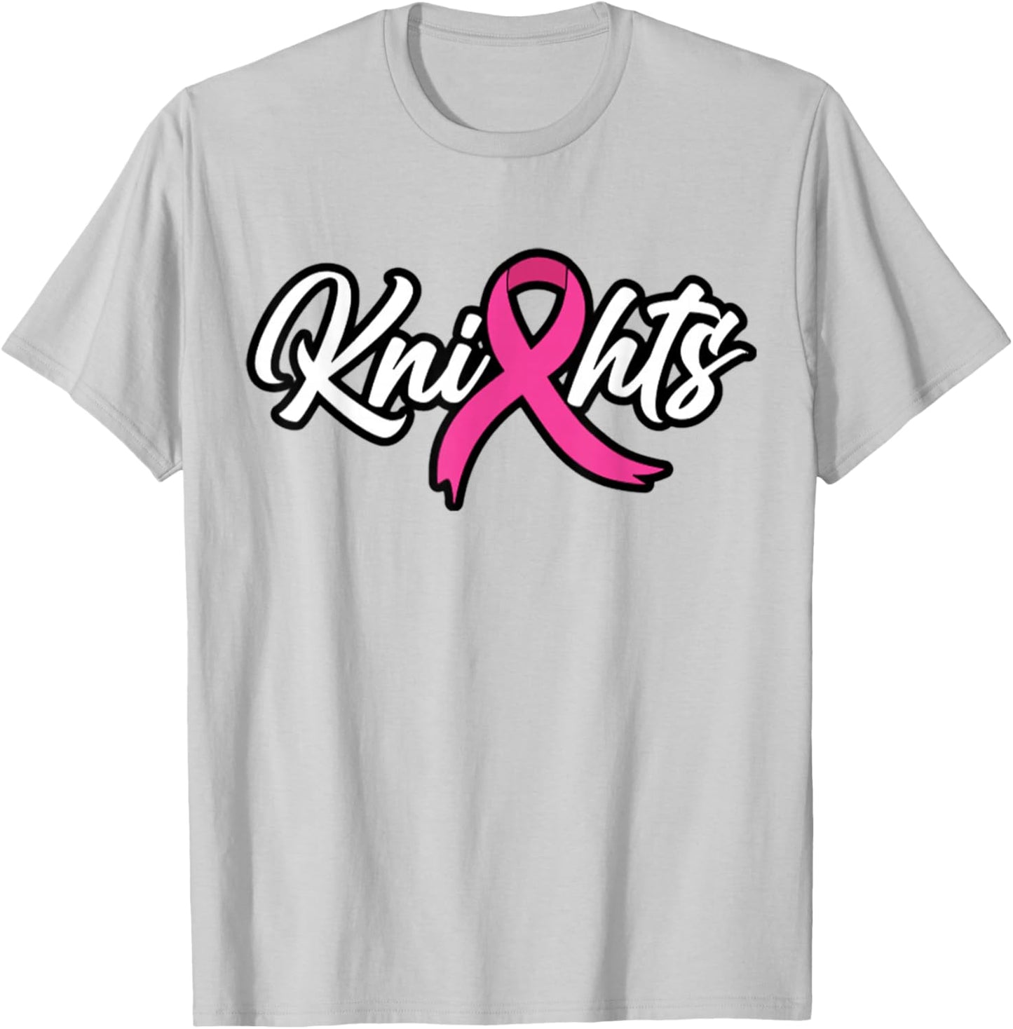 VCS Knights Breast Cancer Awareness T-Shirt - T-Shirt | Ash