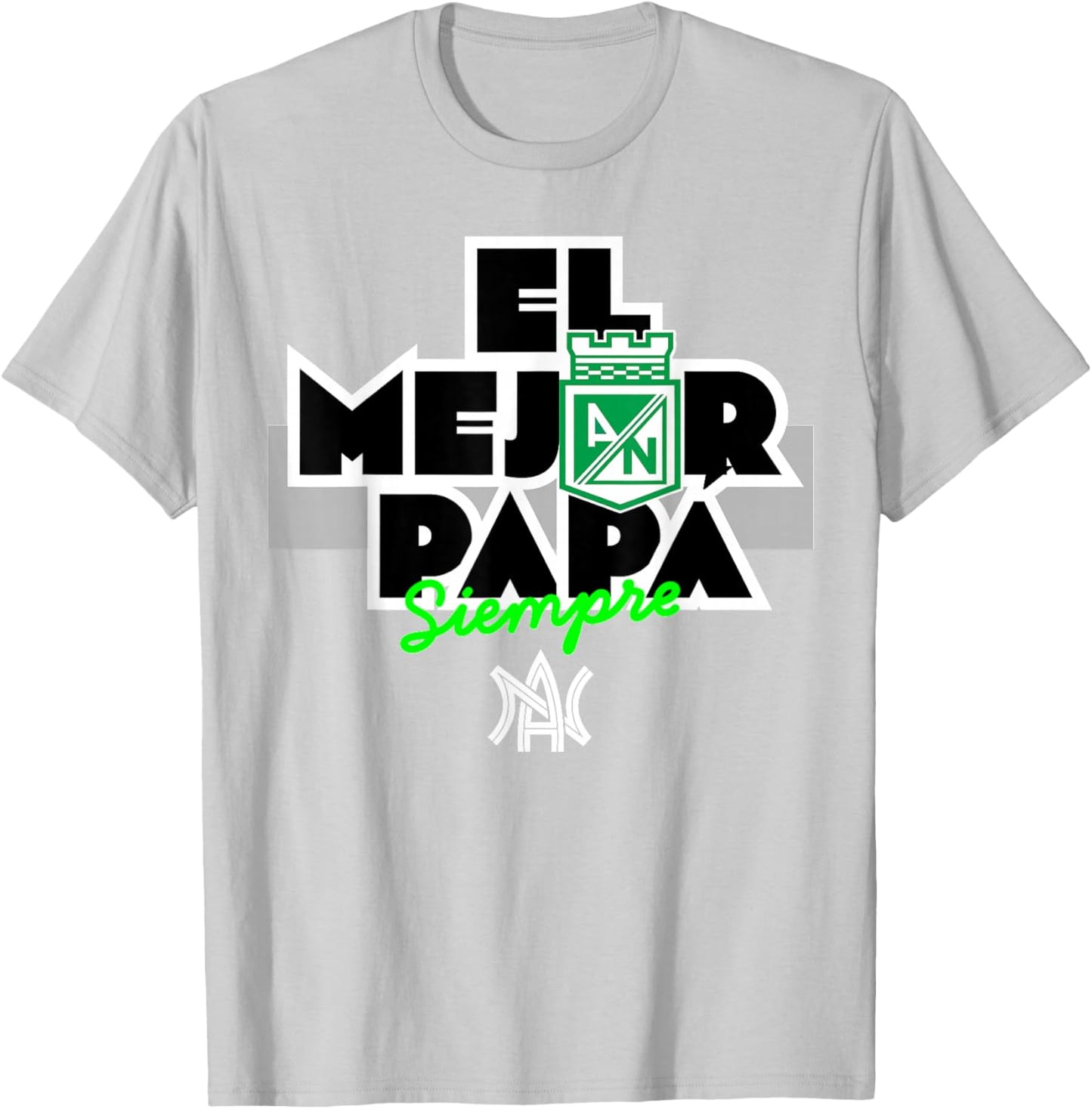 Atletico Nacional de Medellin - Father's Day T-Shirt - T-Shirt | Ash