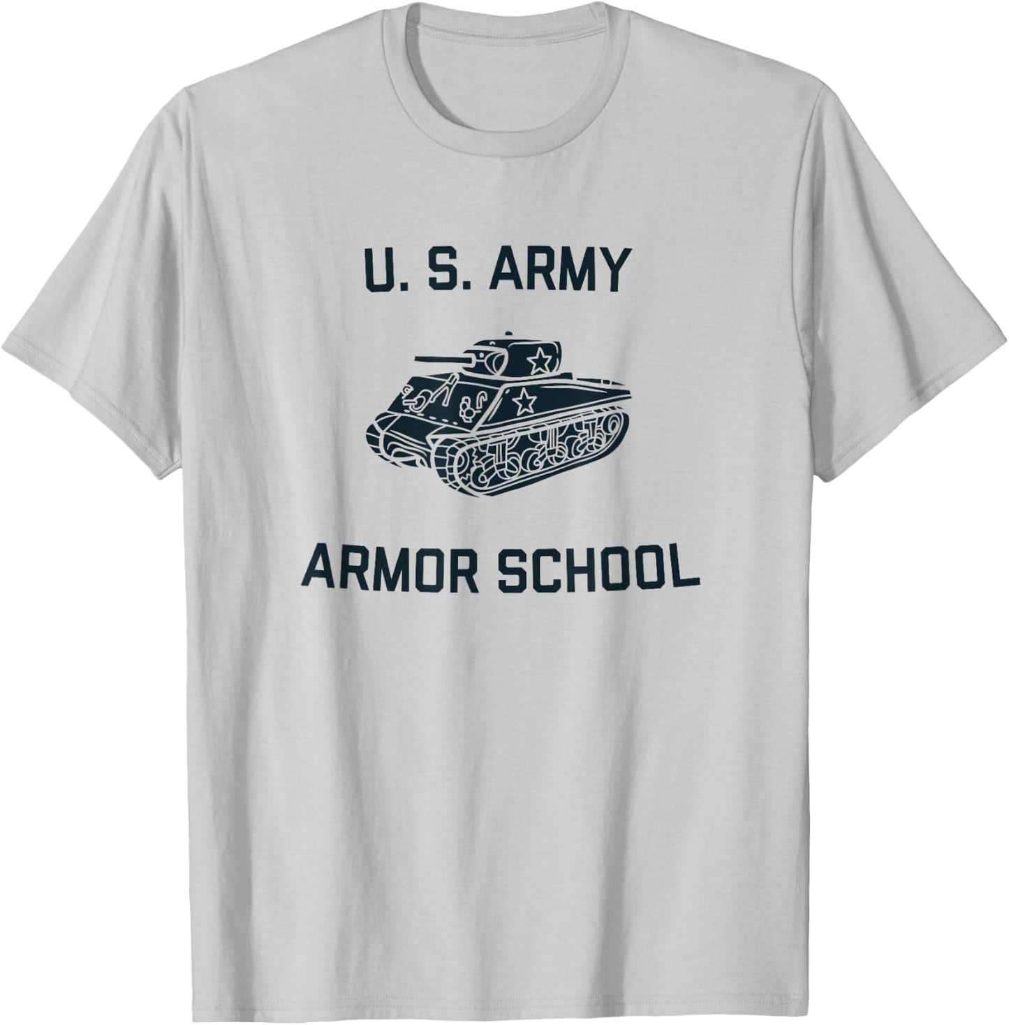 US Army Armor School Sherman Tank WW2 Vintage PT | Fort Knox T-Shirt - T-Shirt | Ash