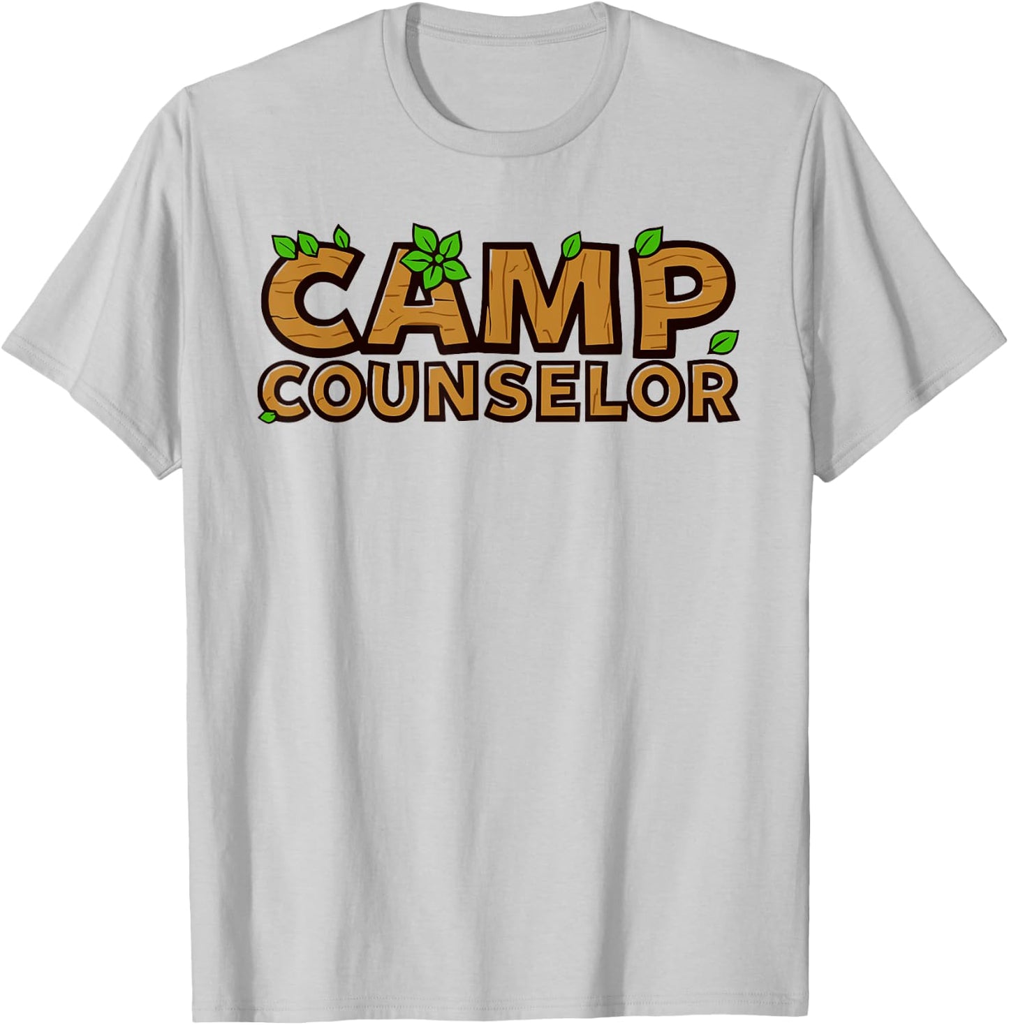 Funny Camp Counselor T Shirt for Summer Adventures T-Shirt - T-Shirt | Ash