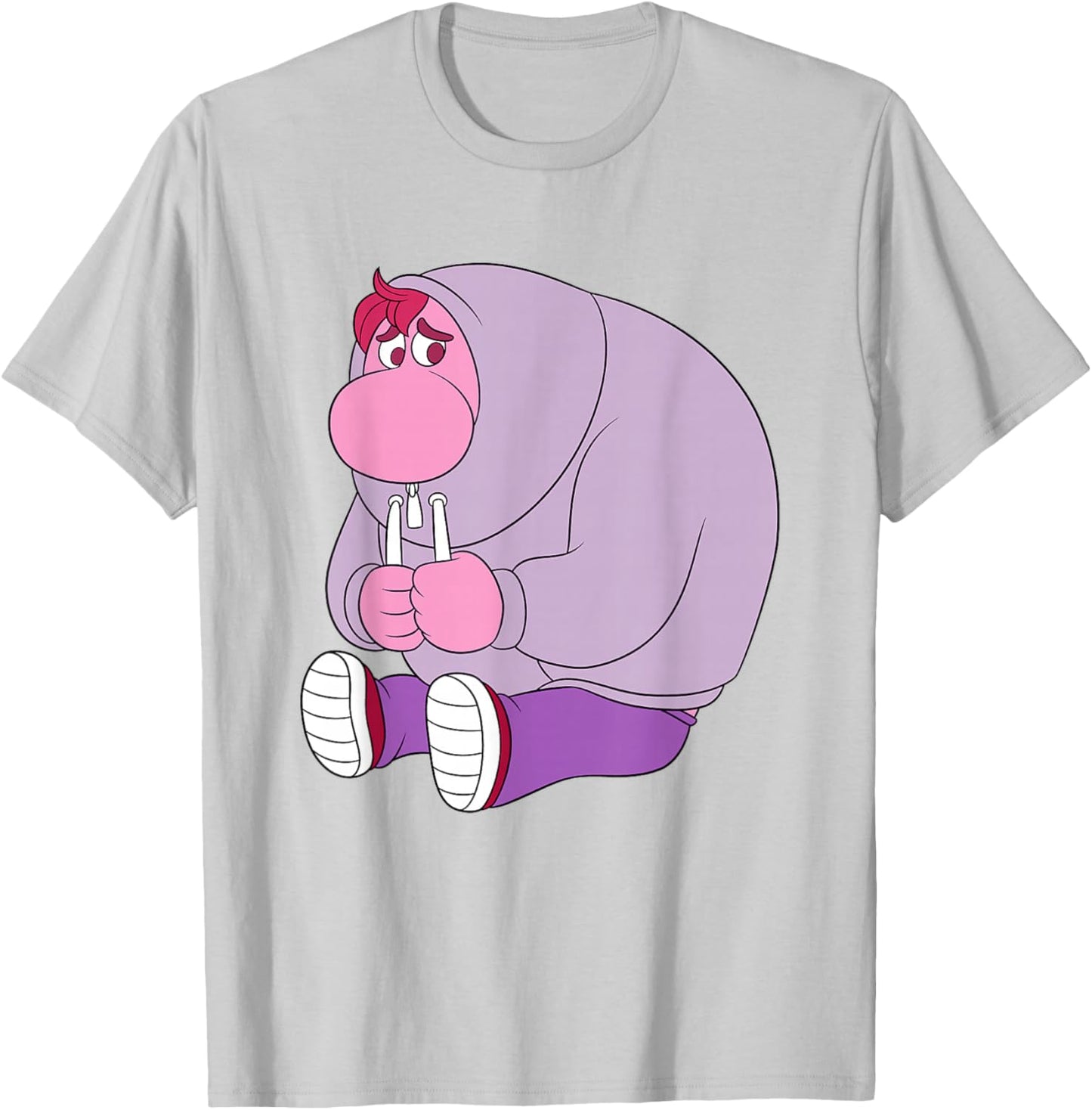 Disney Pixar Inside Out 2 Cute Embarrassment Chest Portrait T-Shirt - T-Shirt | Ash