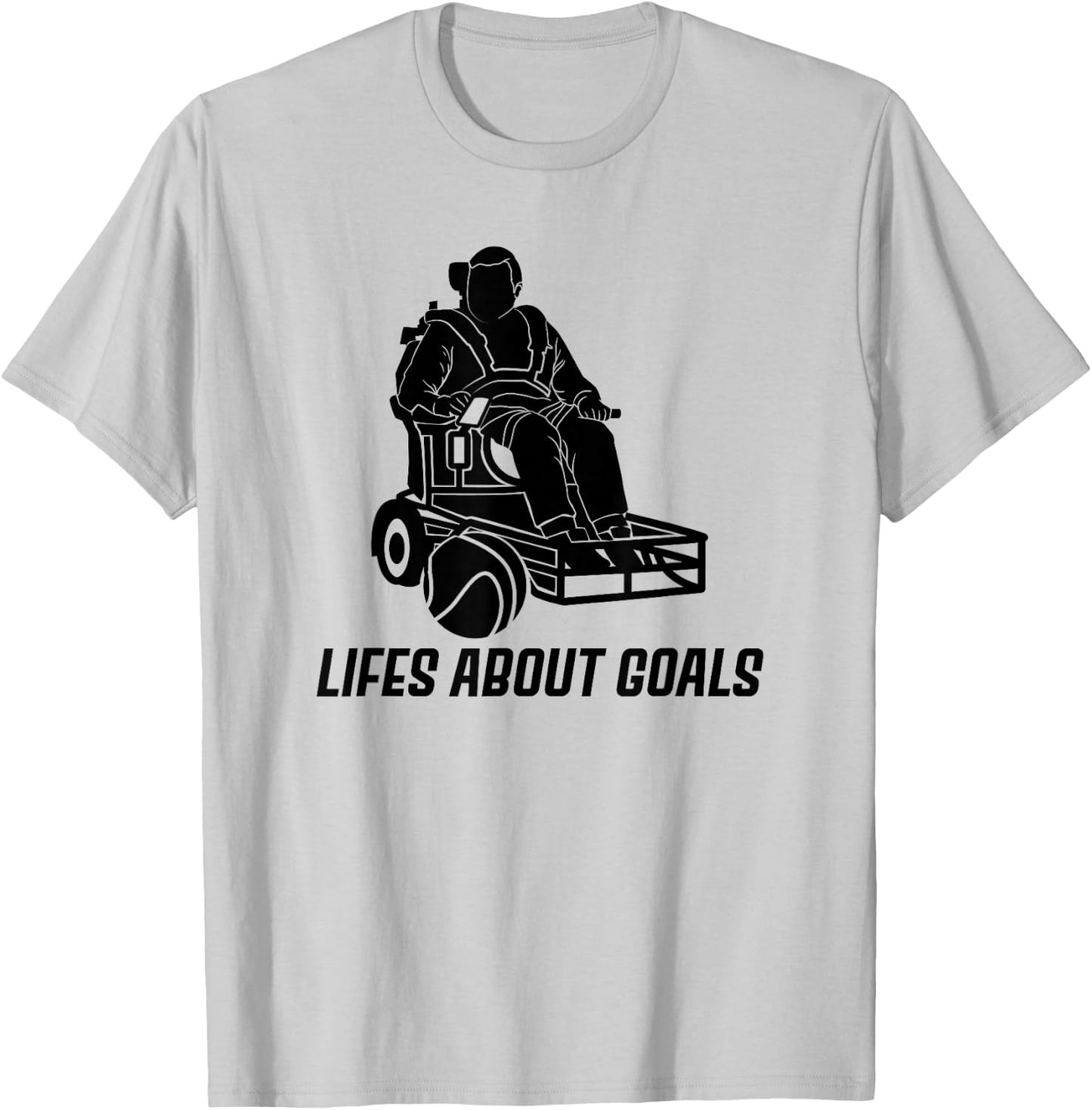 Wheelchair Soccer Lover Handicap Disabled Football Player T-Shirt - T-Shirt | Ash