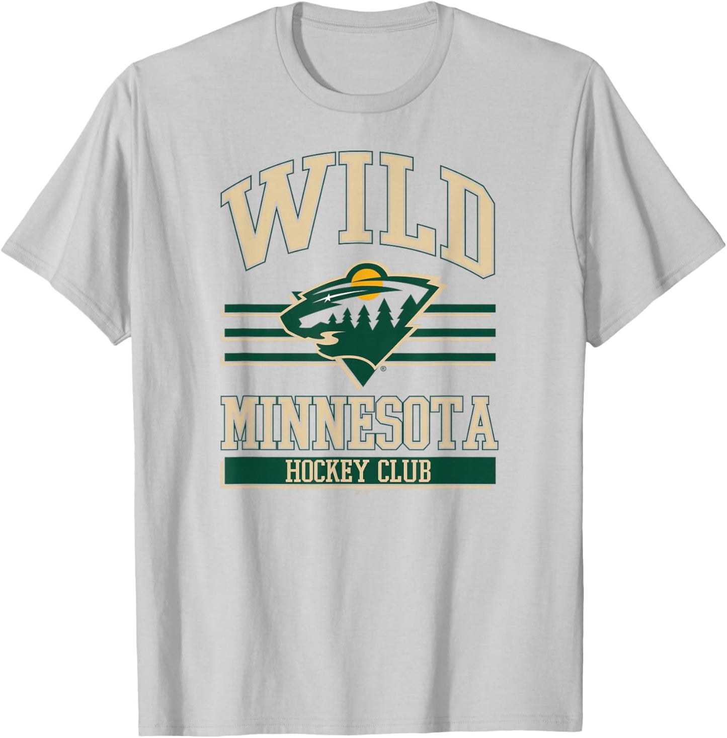 Minnesota Wild Hockey Club Red Officially Licensed T-Shirt - T-Shirt | Ash