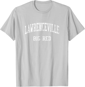 Lawrenceville High School HS Lawrenceville NJ Vintage Sports T-Shirt - T-Shirt | Ash