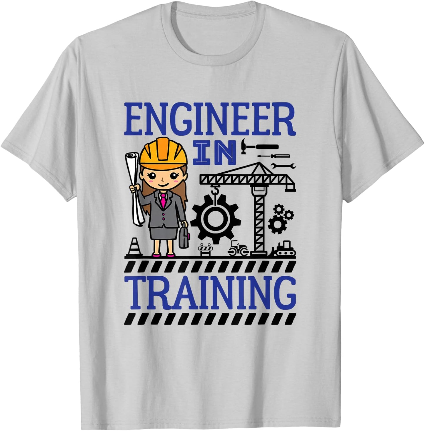 Engineer in Training Girls Women STEM Future Engineer T-Shirt - T-Shirt | Ash