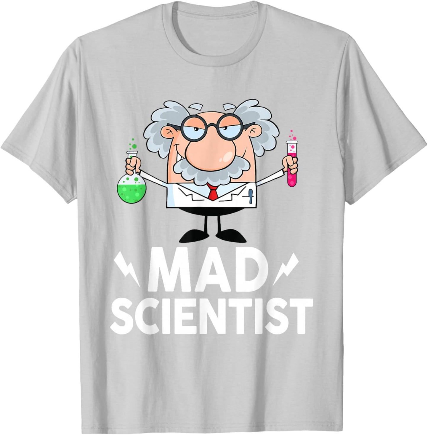 Mad Scientist Shirt Kids Toddler Child Adult Funny Science T-Shirt - T-Shirt | Ash
