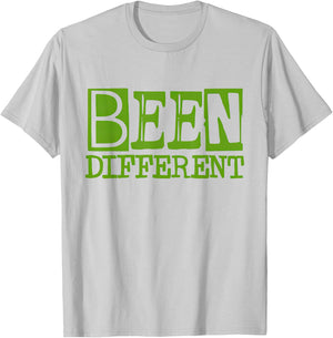 Chlorophyll Green White Color Match T-Shirt - T-Shirt | Ash