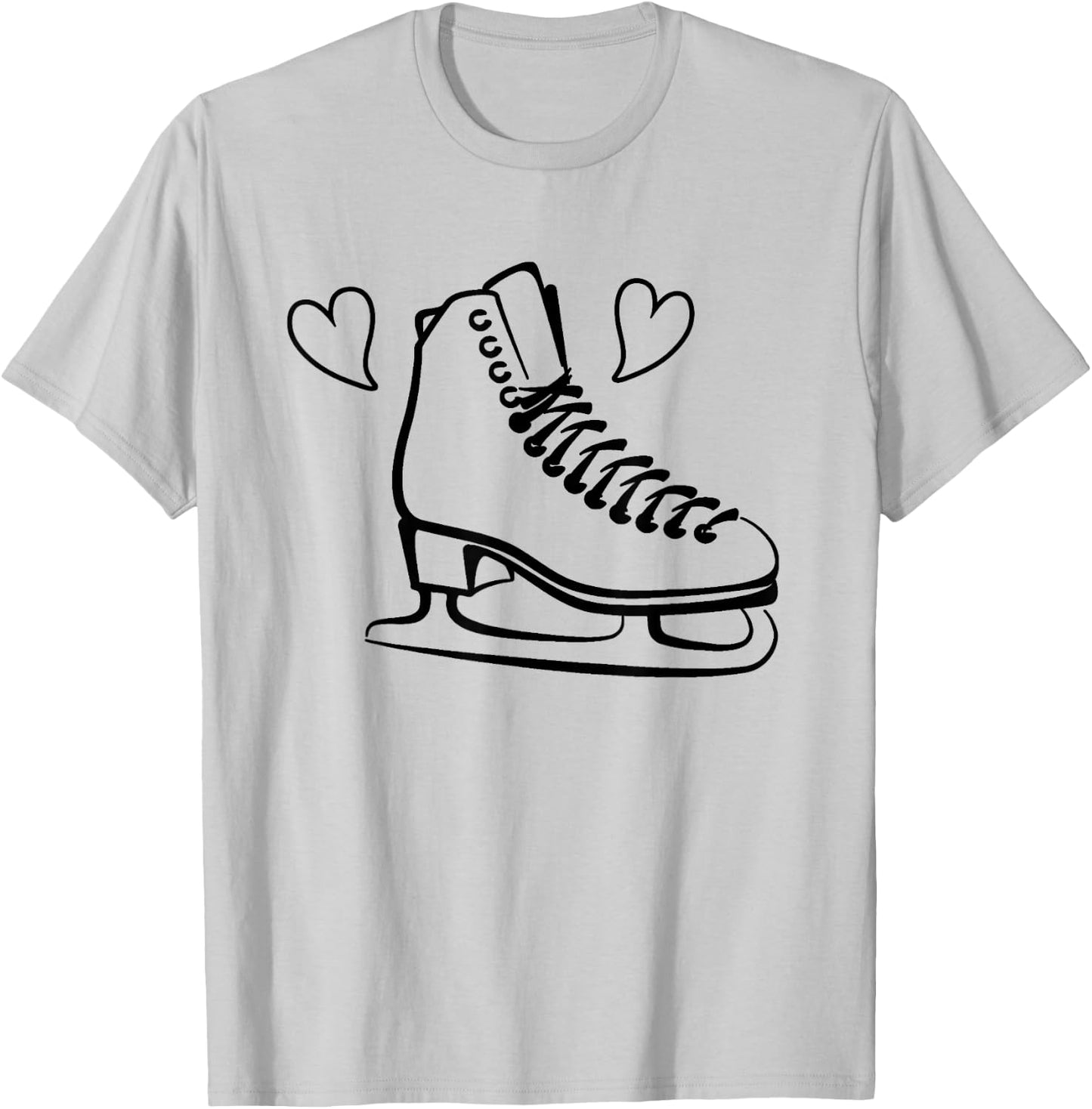 Ice Skating Figure Skates T-Shirt - T-Shirt | Ash