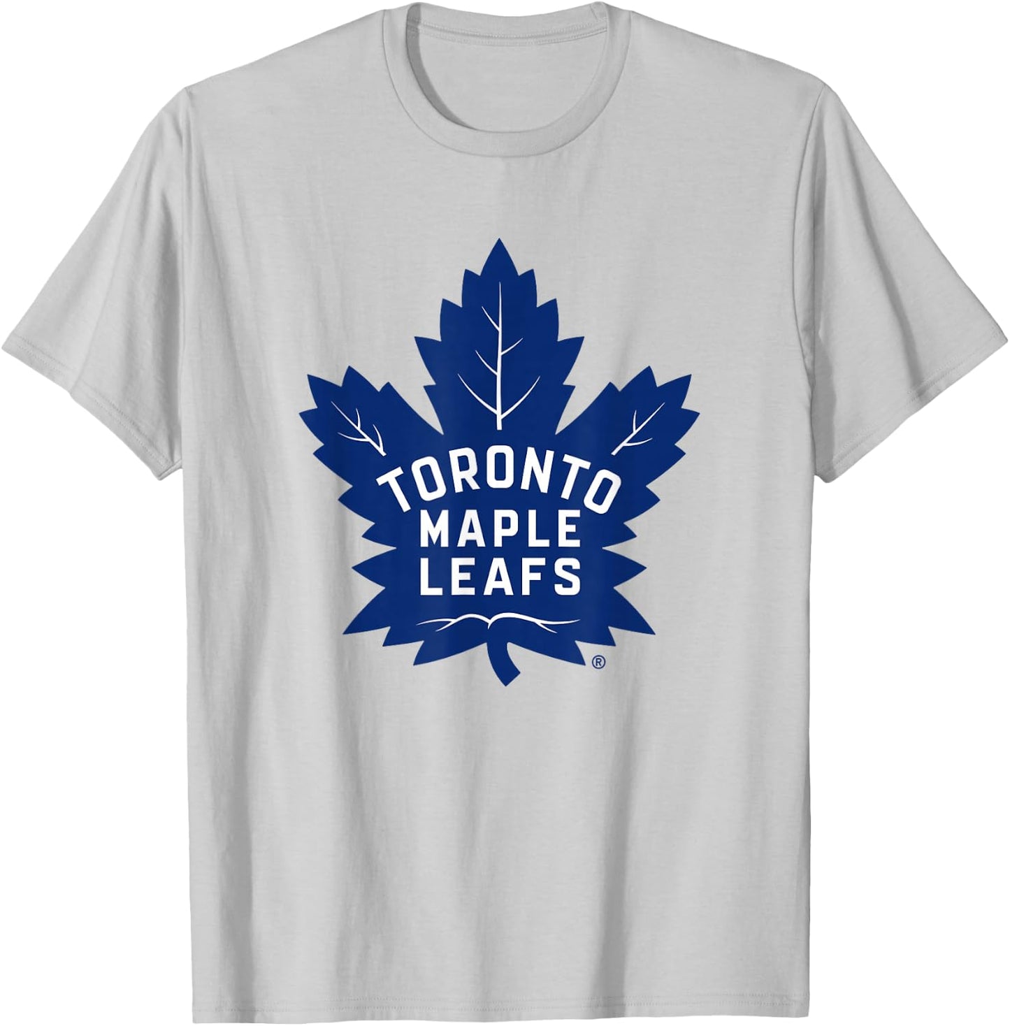 Toronto Maple Leafs Icon Gray Officially Licensed T-Shirt - T-Shirt | Ash