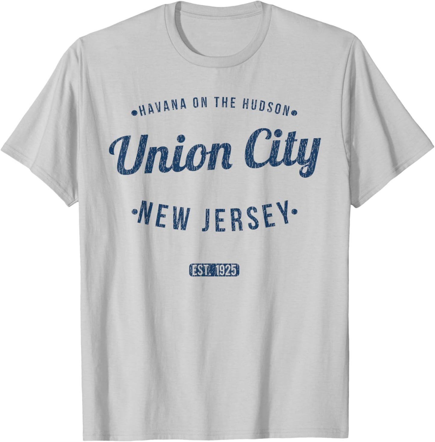 Union City New Jersey Vintage Travel Souvenir Union City T-Shirt - T-Shirt | Ash