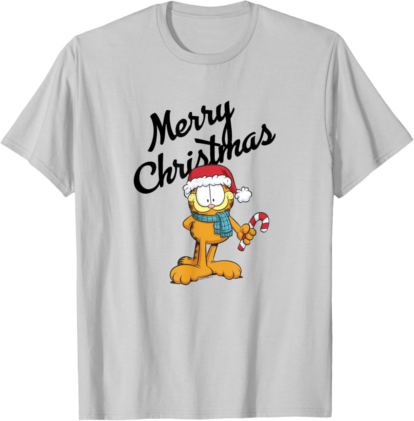 Garfield Merry Christmas Garfield T-Shirt - T-Shirt | Ash