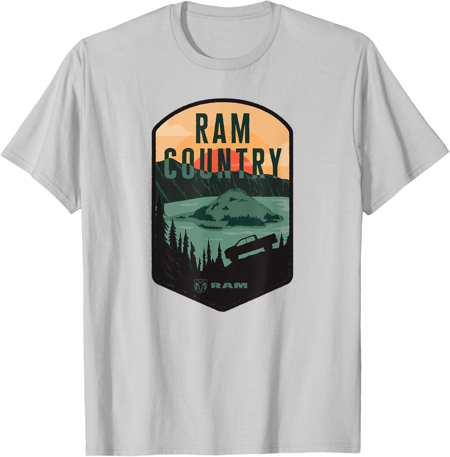 RAM Trucks Country T-Shirt - T-Shirt | Ash