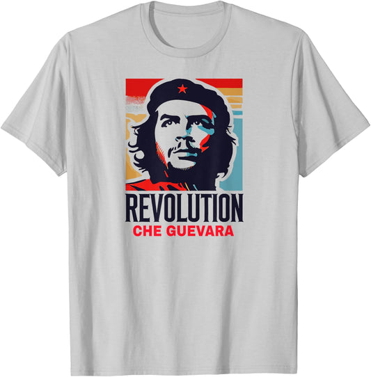 Che Guevara Rebel Signature Guerrilla Icon Revolution T-Shirt - T-Shirt | Ash