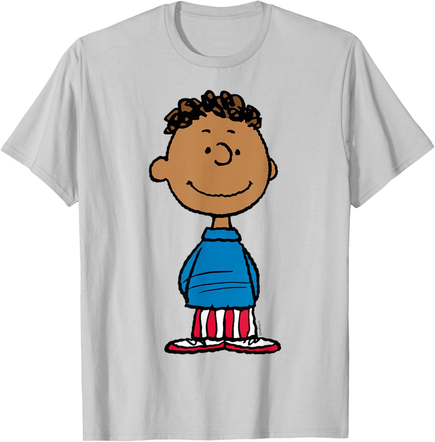Peanuts - Franklin Armstrong Patriotic Fourth of July Outfit T-Shirt - T-Shirt | Ash