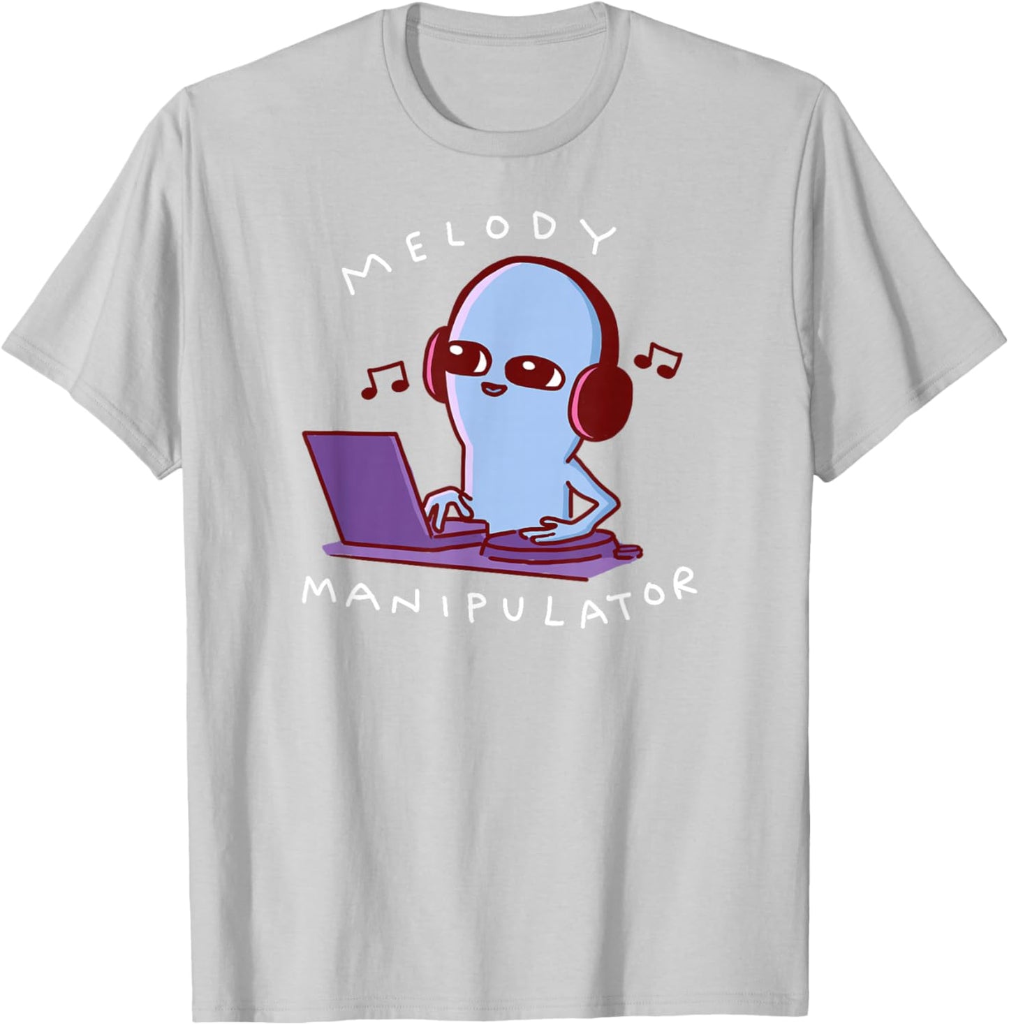 Threadless Nathan W. Pyle Melody Manipulator Graphic T-Shirt - T-Shirt | Ash