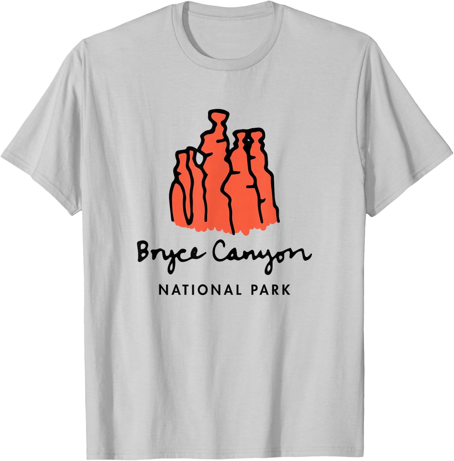 Family Vacation Design - Retro Bryce Canyon National Park T-Shirt - T-Shirt | Ash