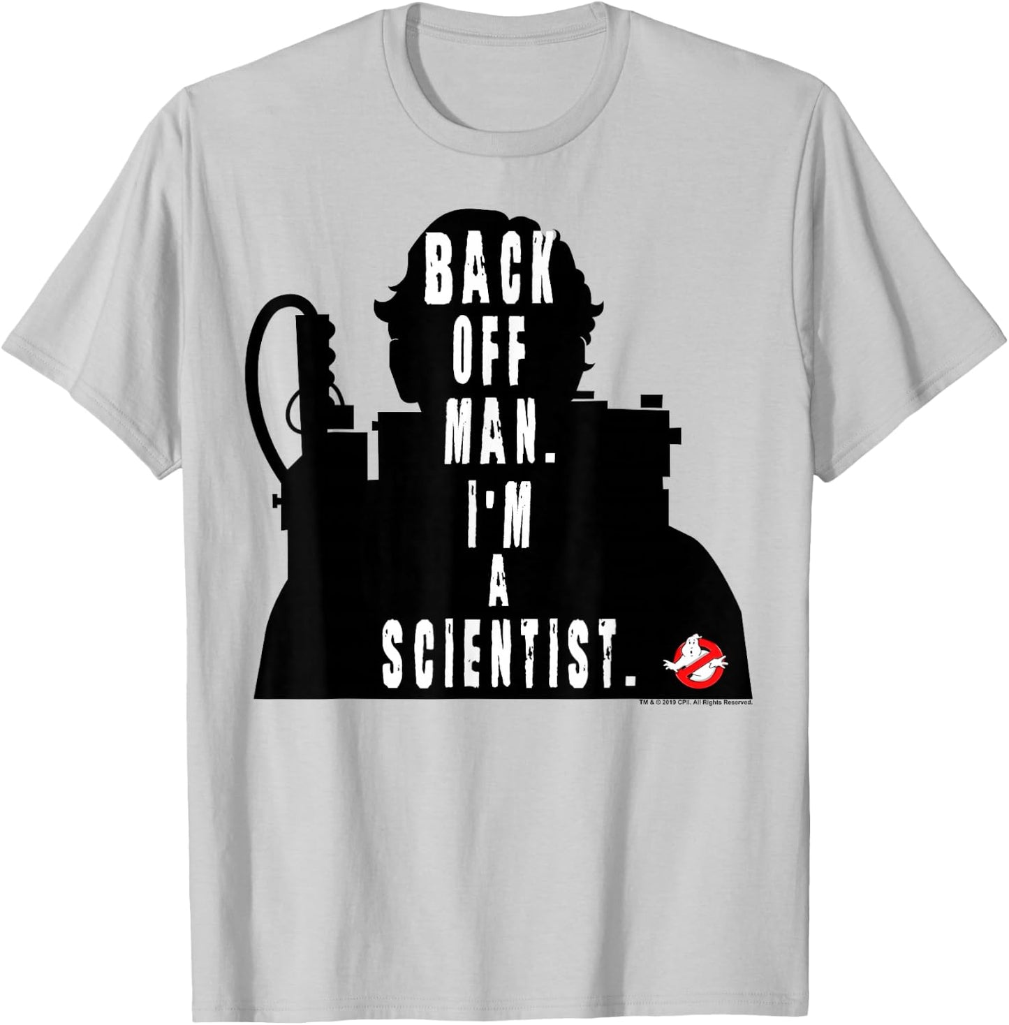 Ghostbusters I'm A Scientist Silhouette T-Shirt - T-Shirt | Ash