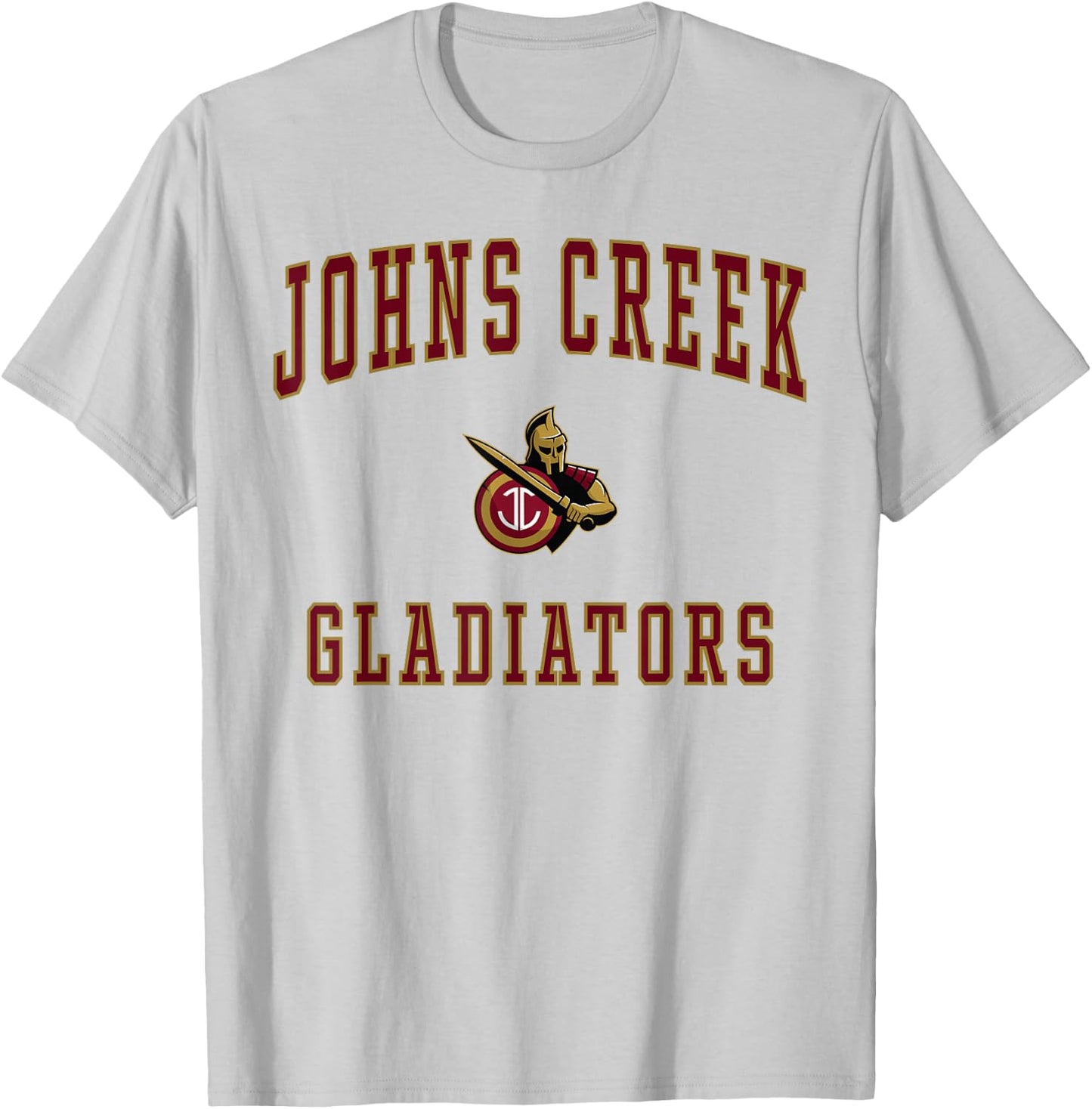 Johns Creek High School Gladiators T-Shirt - T-Shirt | Ash