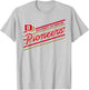 Denver Pioneers Retro Performer Gray Officially Licensed T-Shirt - T-Shirt | Ash