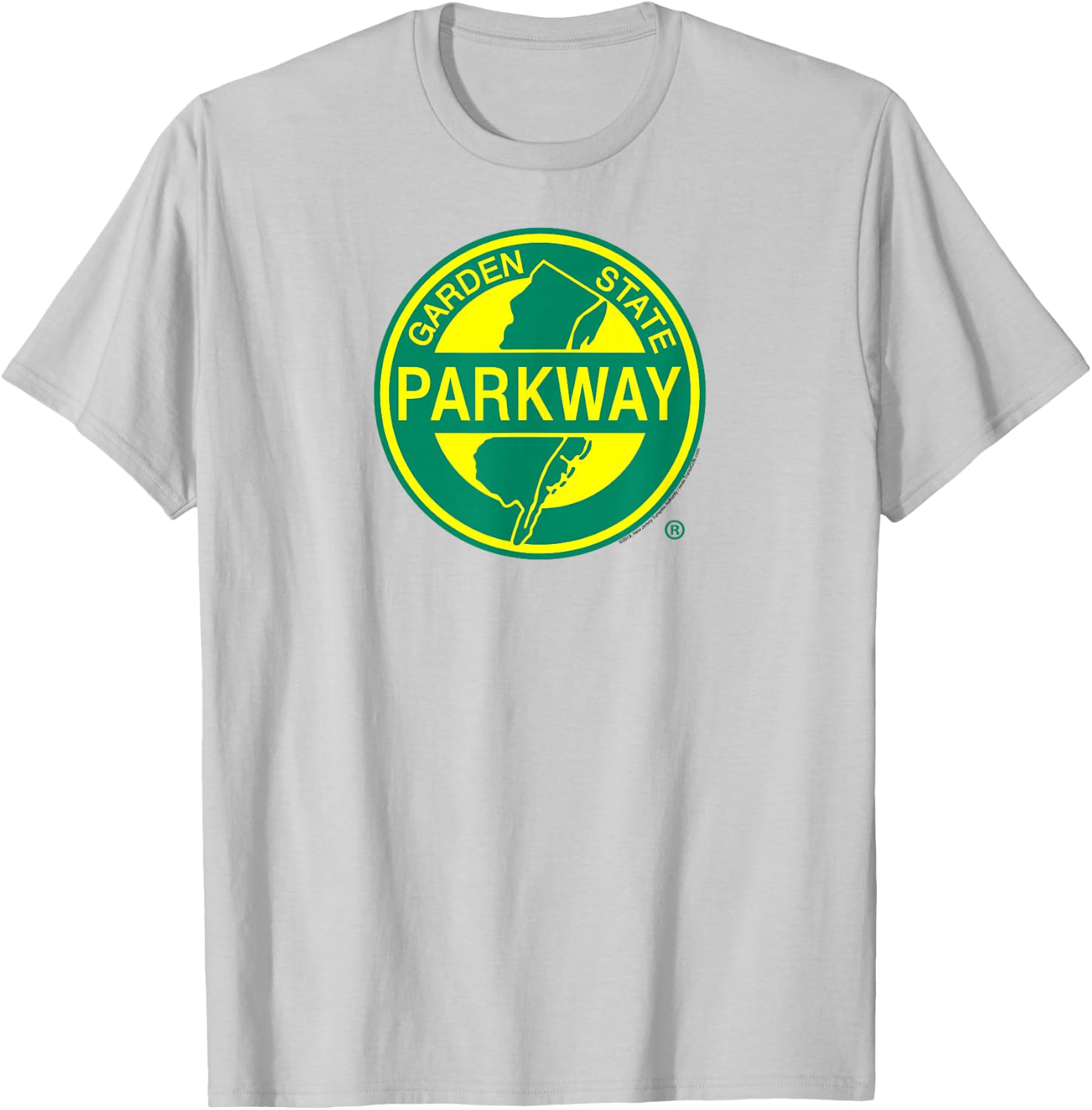 Garden State Parkway T-Shirt - T-Shirt | Ash