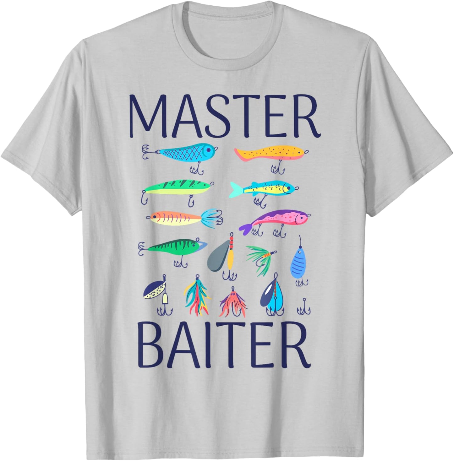Fishing-Shirt Kids Toddler Boys Girls Master Baiter Funny T-Shirt - T-Shirt | Ash