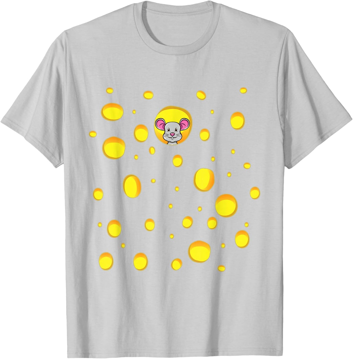 Cheese Costume Halloween T-Shirt - T-Shirt | Ash