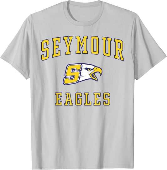 Seymour High School Eagles T-Shirt - T-Shirt | Ash