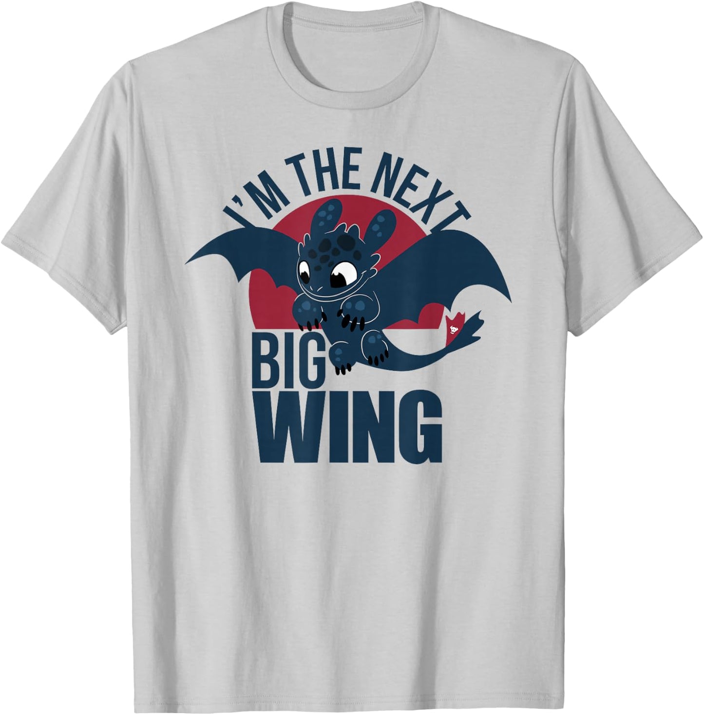 How to Train Your Dragon 3 Hidden World Big Wing T-Shirt - T-Shirt | Ash