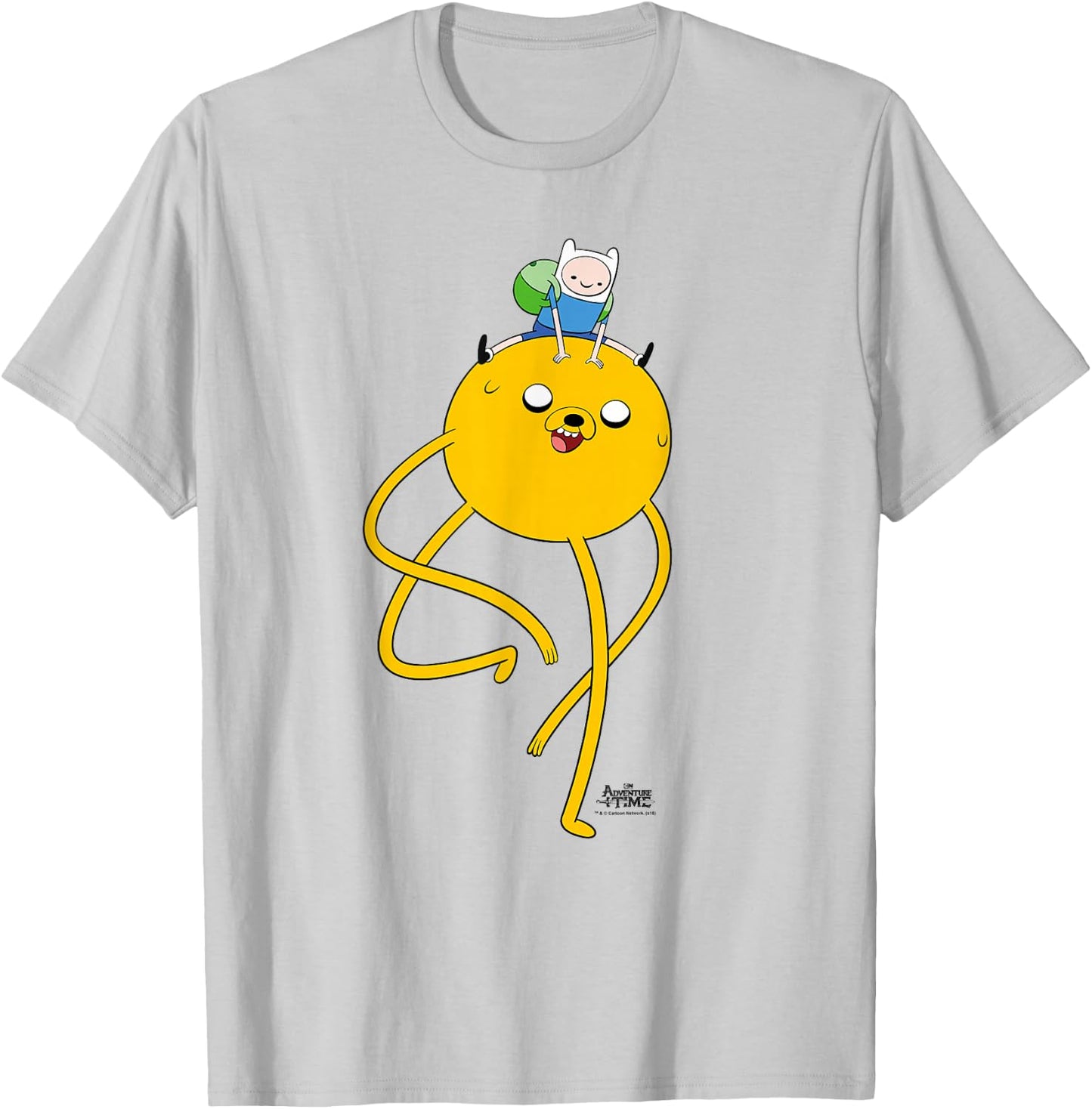 Adventure Time Jake's Ride T-Shirt - T-Shirt | Ash