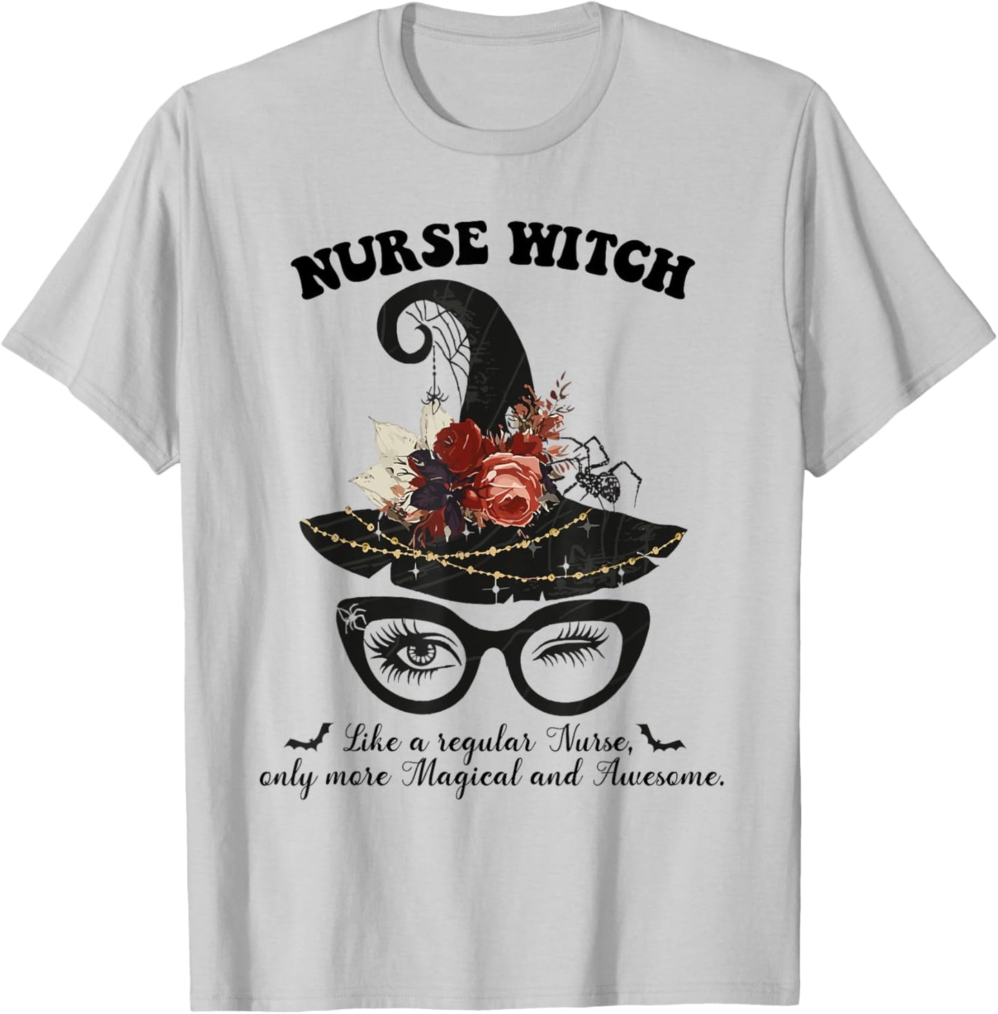 Magical Nurse Witch - Awesome Halloween Witchy Nurse costume T-Shirt - T-Shirt | Ash