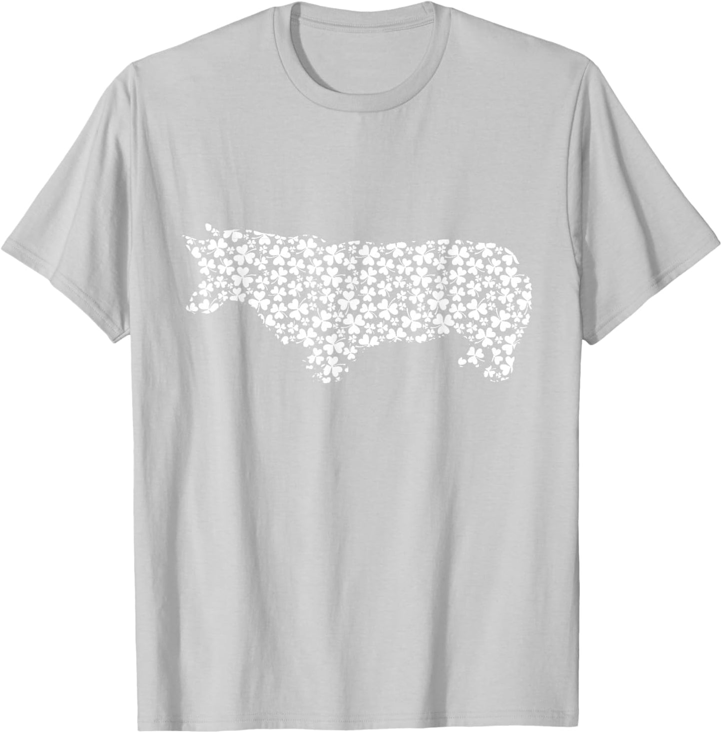 Pembroke Welsh Corgi Dog Cute Shamrock St Patricks Day T-Shirt - T-Shirt | Ash
