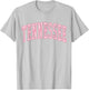 Preppy Varsity Pink Tennessee T-Shirt - T-Shirt | Ash