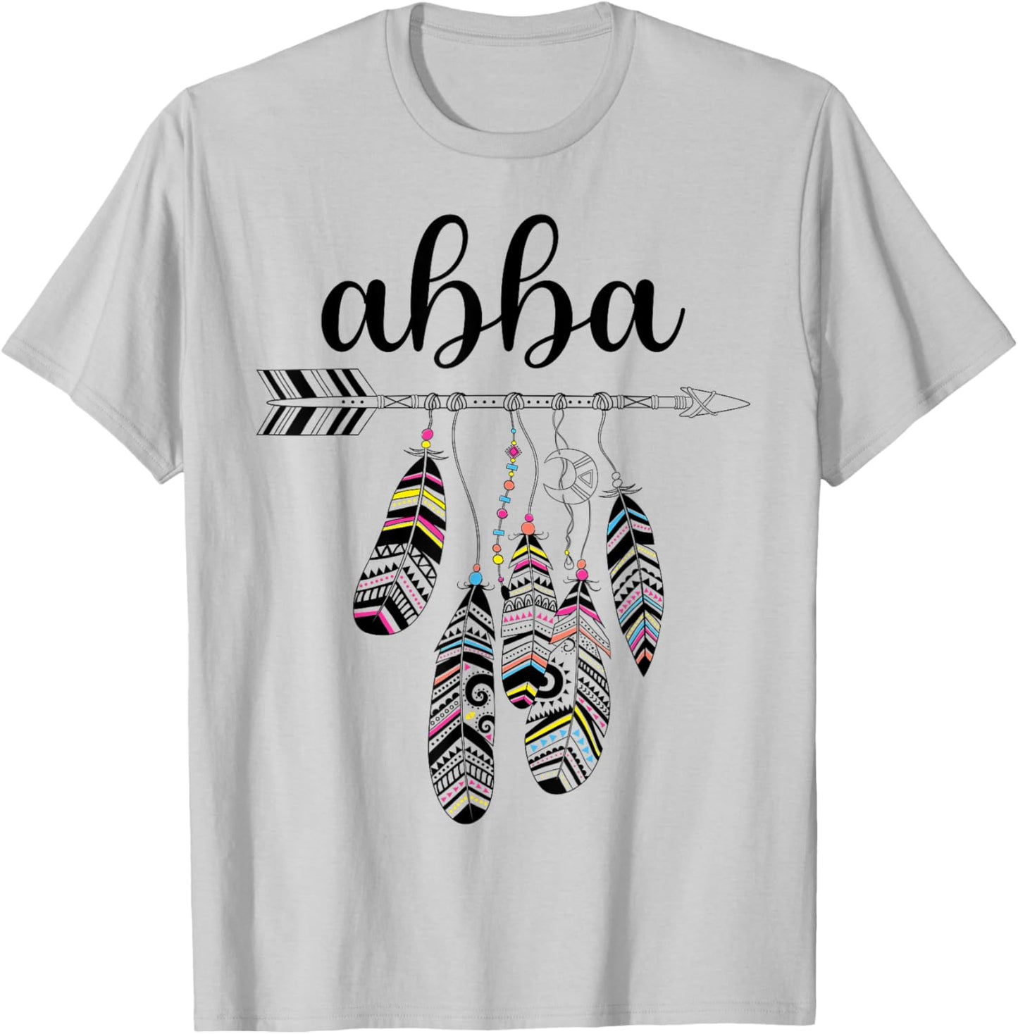 Abba Name Women Men Kids Abba Birthday Shirt Gift Abba Name T-Shirt - T-Shirt | Ash