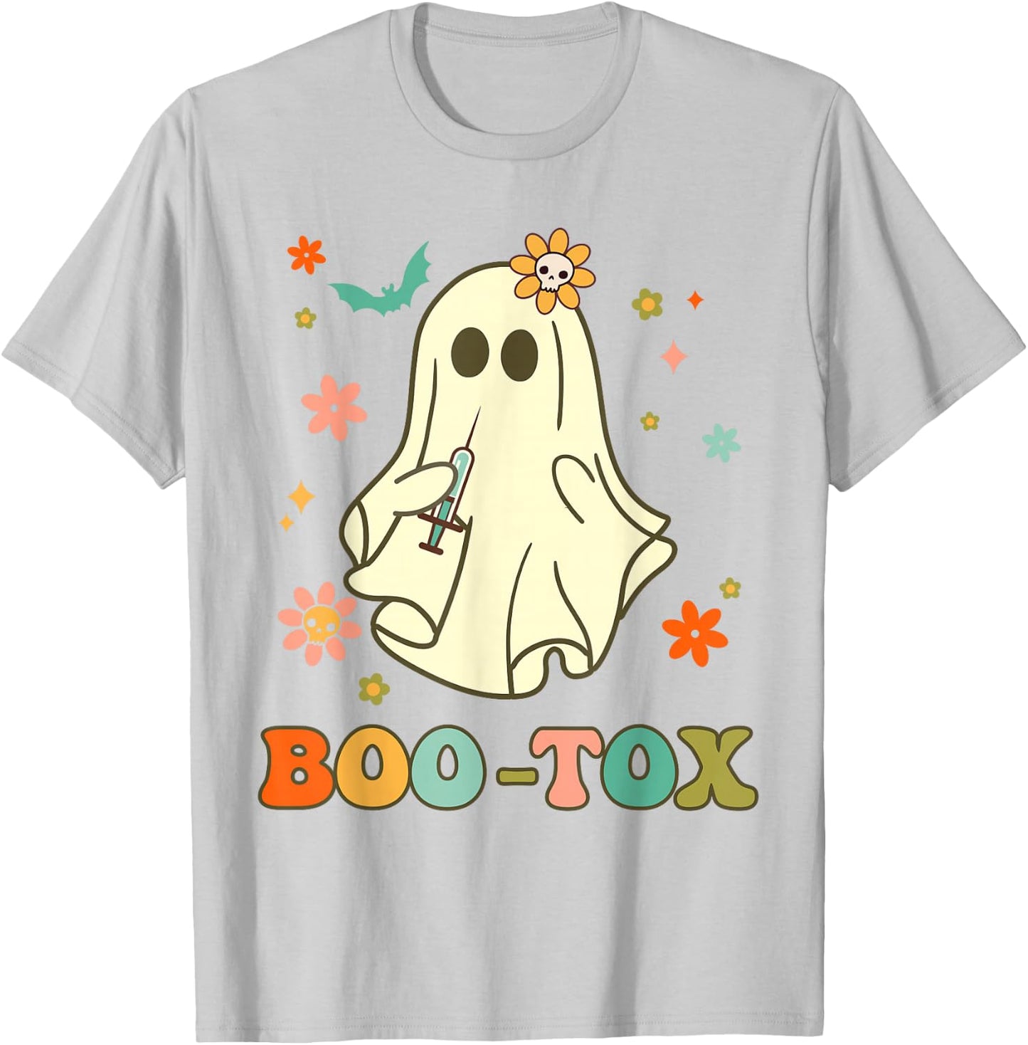 Plastic Surgeon Halloween Costume Botox Halloween Boo-Tox T-Shirt - T-Shirt | Ash