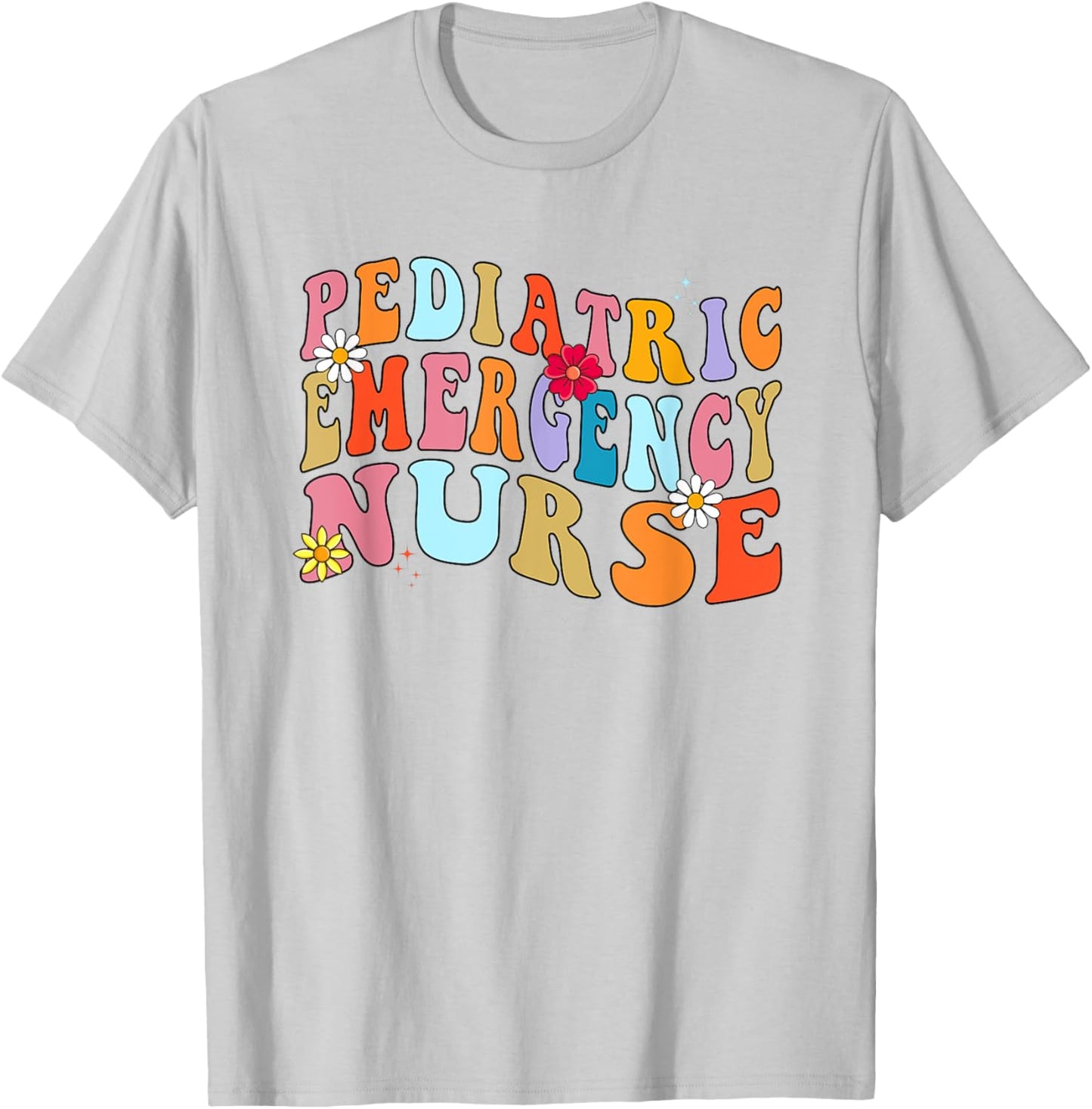 Pediatric Emergency Nurse PEDS Emergency Nurse Graduation T-Shirt - T-Shirt | Ash