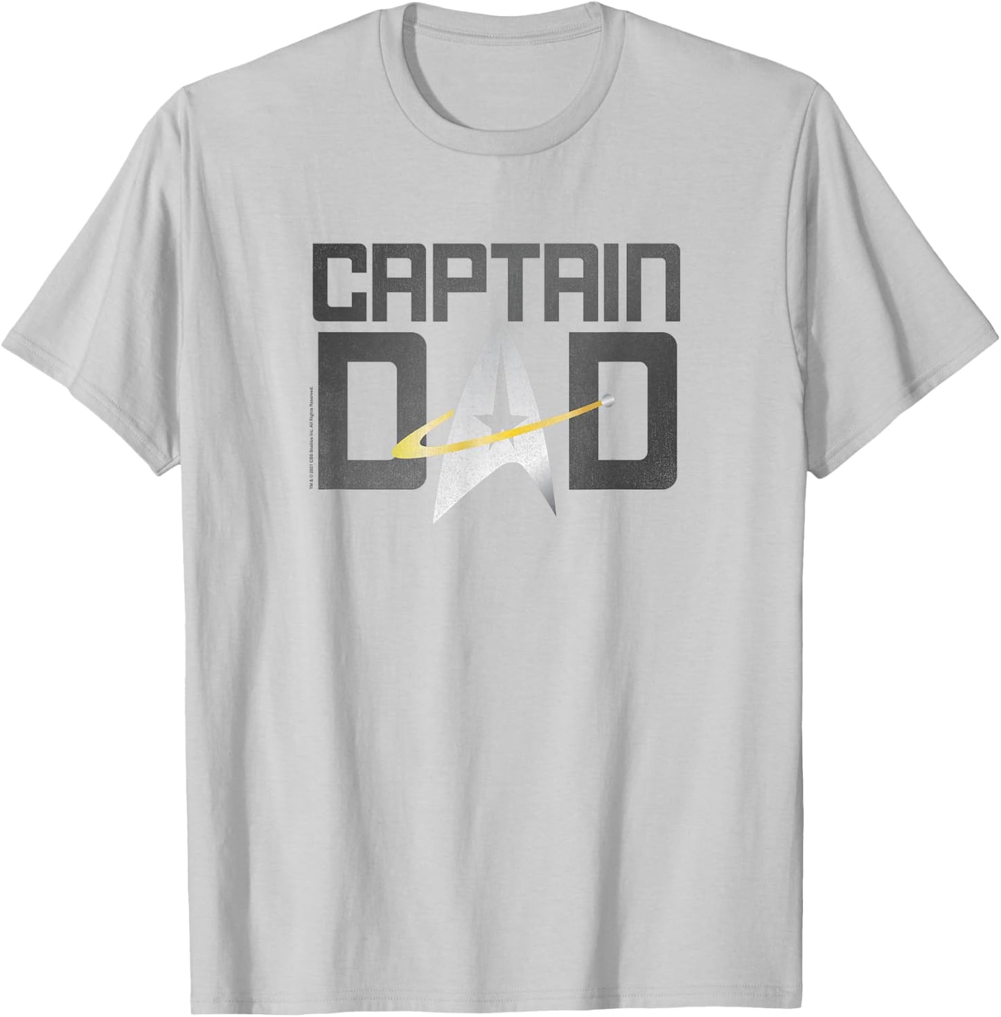 Star Trek: The Next Generation Father's Day Captain Dad T-Shirt - T-Shirt | Ash
