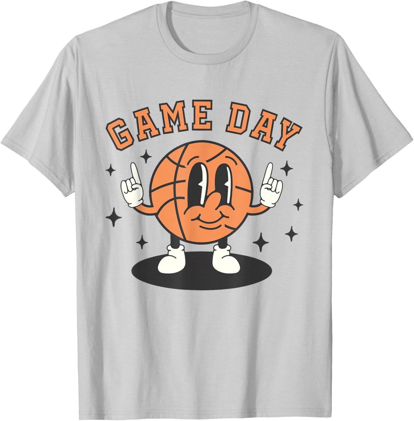 Retro Basketball Vintage Game Day Basketball Player Women T-Shirt - T-Shirt | Ash