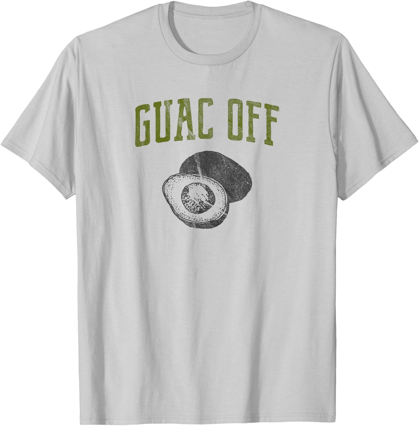Funny Guac - Guac Off T-Shirt - T-Shirt | Ash
