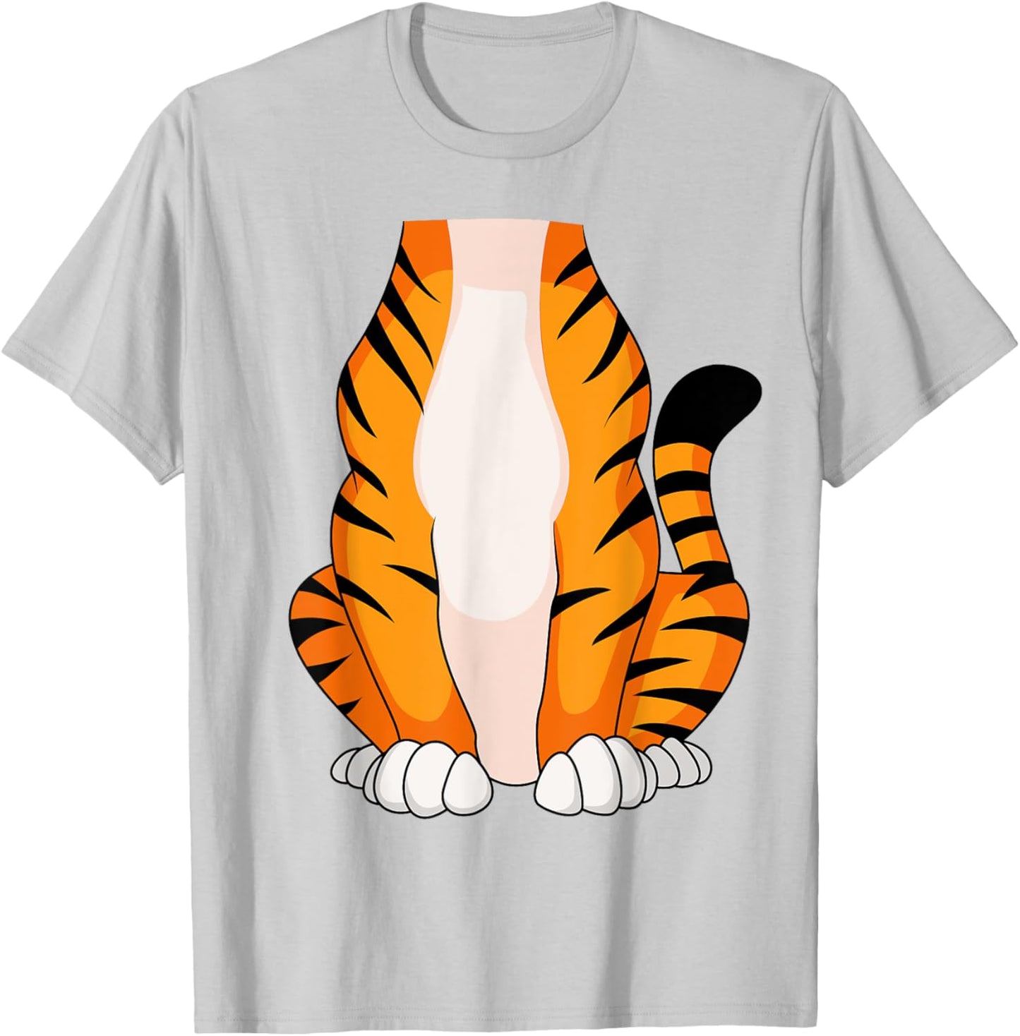 Tiger Shirt Men Women Kids Tiger Costume T-Shirt - T-Shirt | Ash