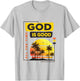 God Is Good all the time vintage tropical sunset palm trees T-Shirt - T-Shirt | Ash