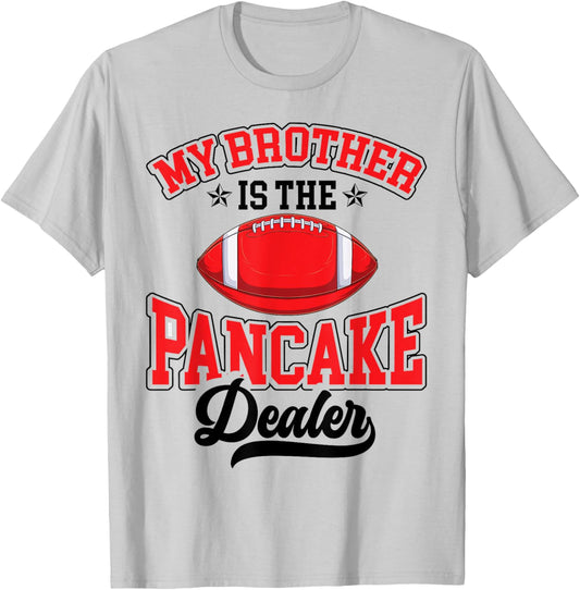 Offensive Lineman American Football Player Pancake O-Line T-Shirt - T-Shirt | Ash