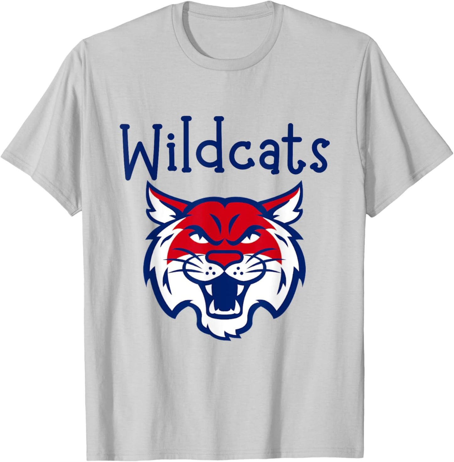 Wildcats Fan School Student Teacher Men Women Kids T-Shirt - T-Shirt | Ash