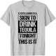 Mis Amigos Funny Salt Lime & Tacos Tequila T-Shirt - T-Shirt | Ash