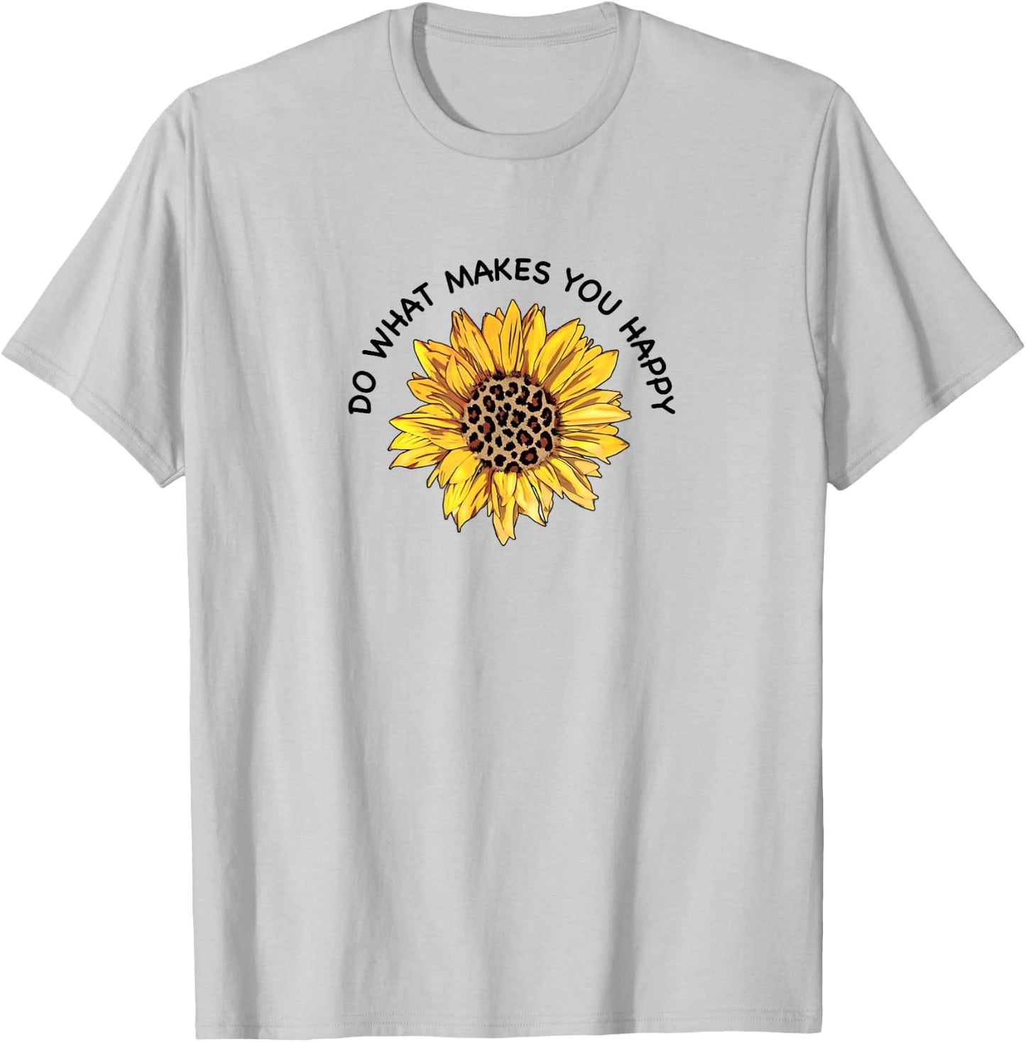 Follow happiness- wherever the sun goes, sunflower follows T-Shirt - T-Shirt | Ash