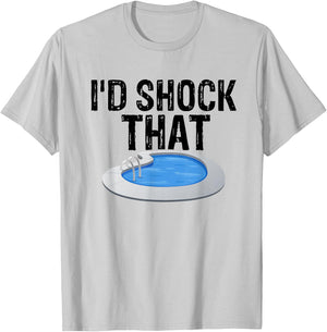 Pool Guy Design for Swimming Pool Boy and Pool Cleaner T-Shirt - T-Shirt | Ash