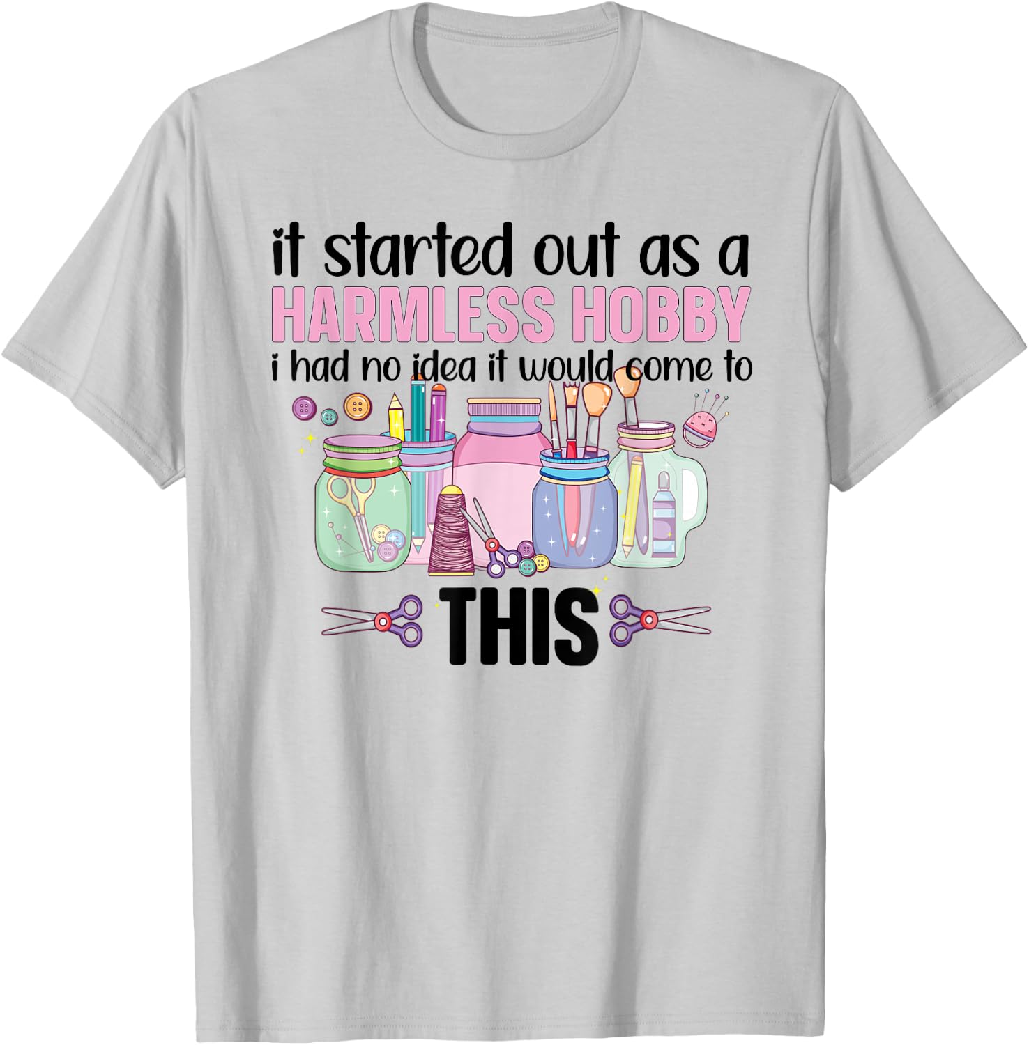 Funny Crafting Crafter Craft T-Shirt - T-Shirt | Ash