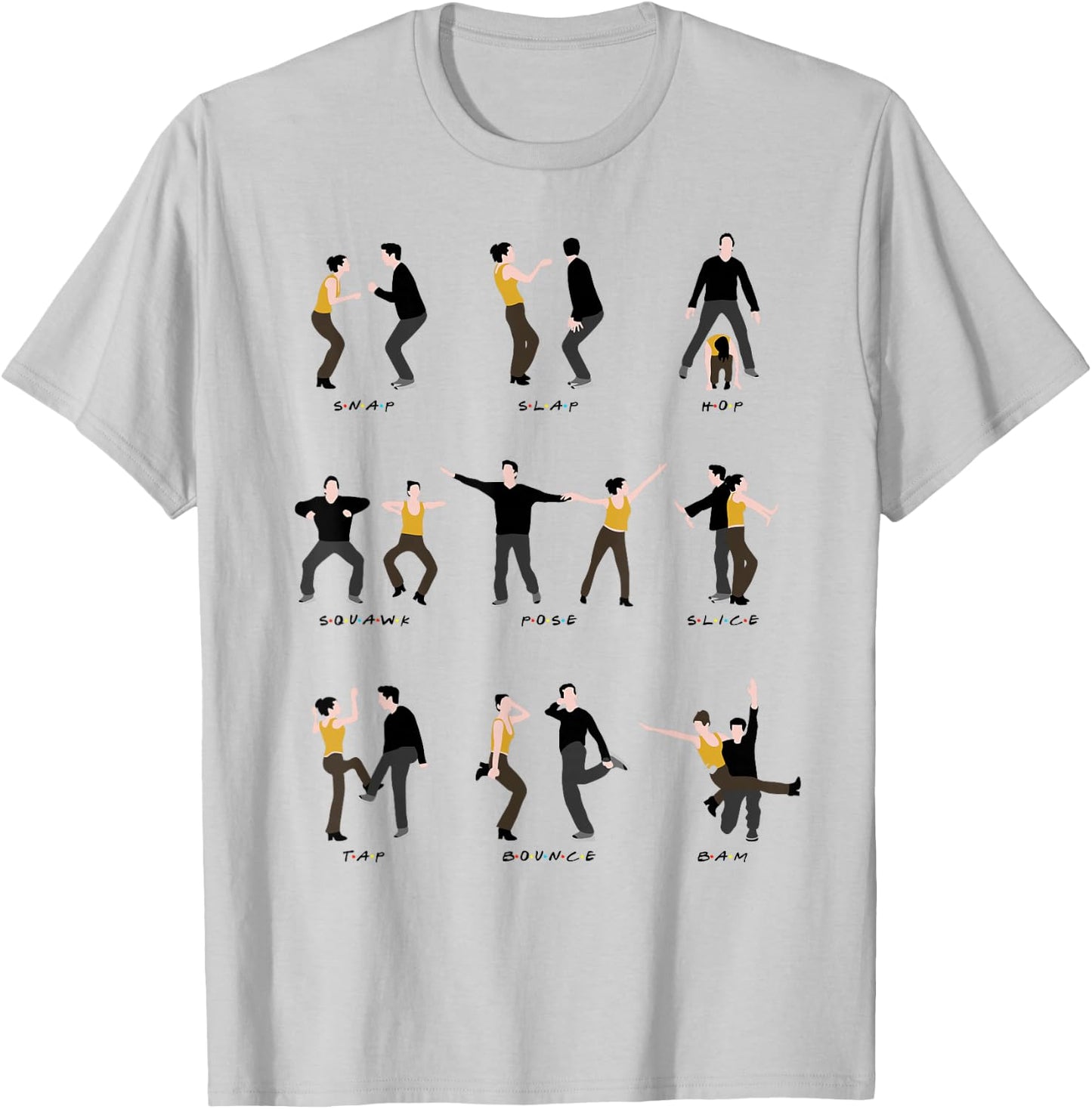 The routine with friends T-Shirt - T-Shirt | Ash