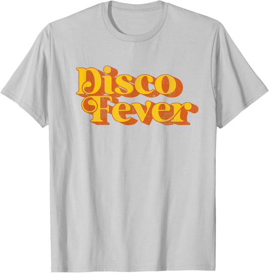 Retro Disco Fever Funny Vintage 60's 70's Party Costume T-Shirt - T-Shirt | Ash